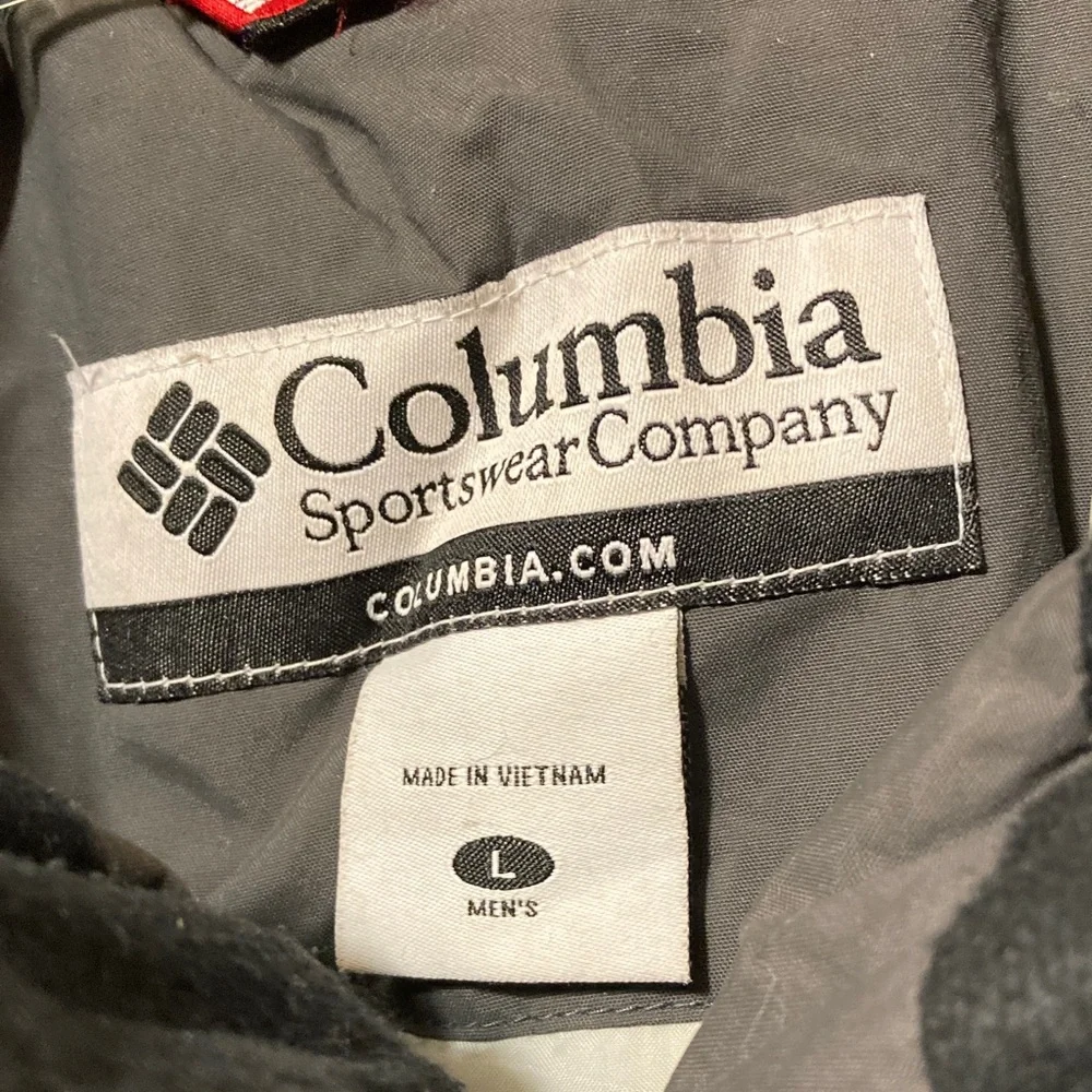 Columbia Men's Charcoal and Black‎ Performance Jacket L